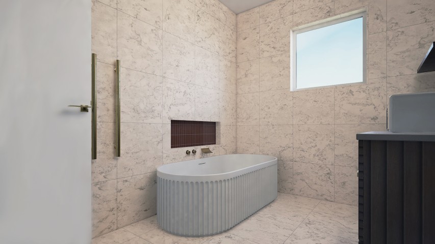 modern bathroom design concept