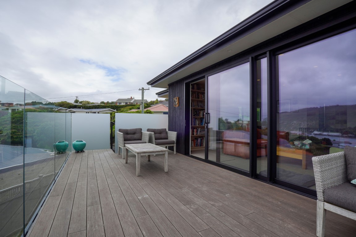 overlooking balcony